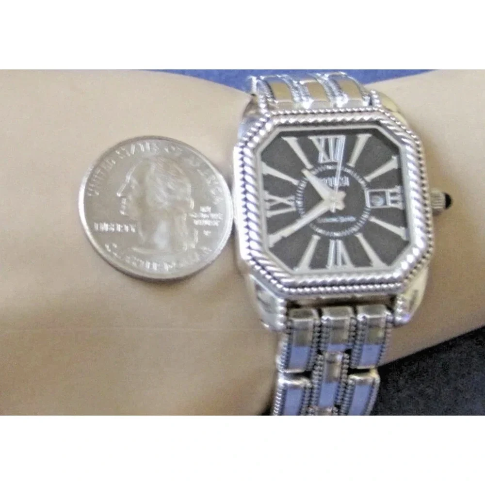ECCLISSI Sterling Silver Case Watch With Box